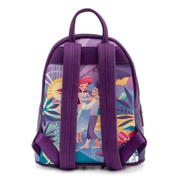 Loungefly Disney The Little Mermaid Ariel Castle Mini Backpack - Picture 6 of 7